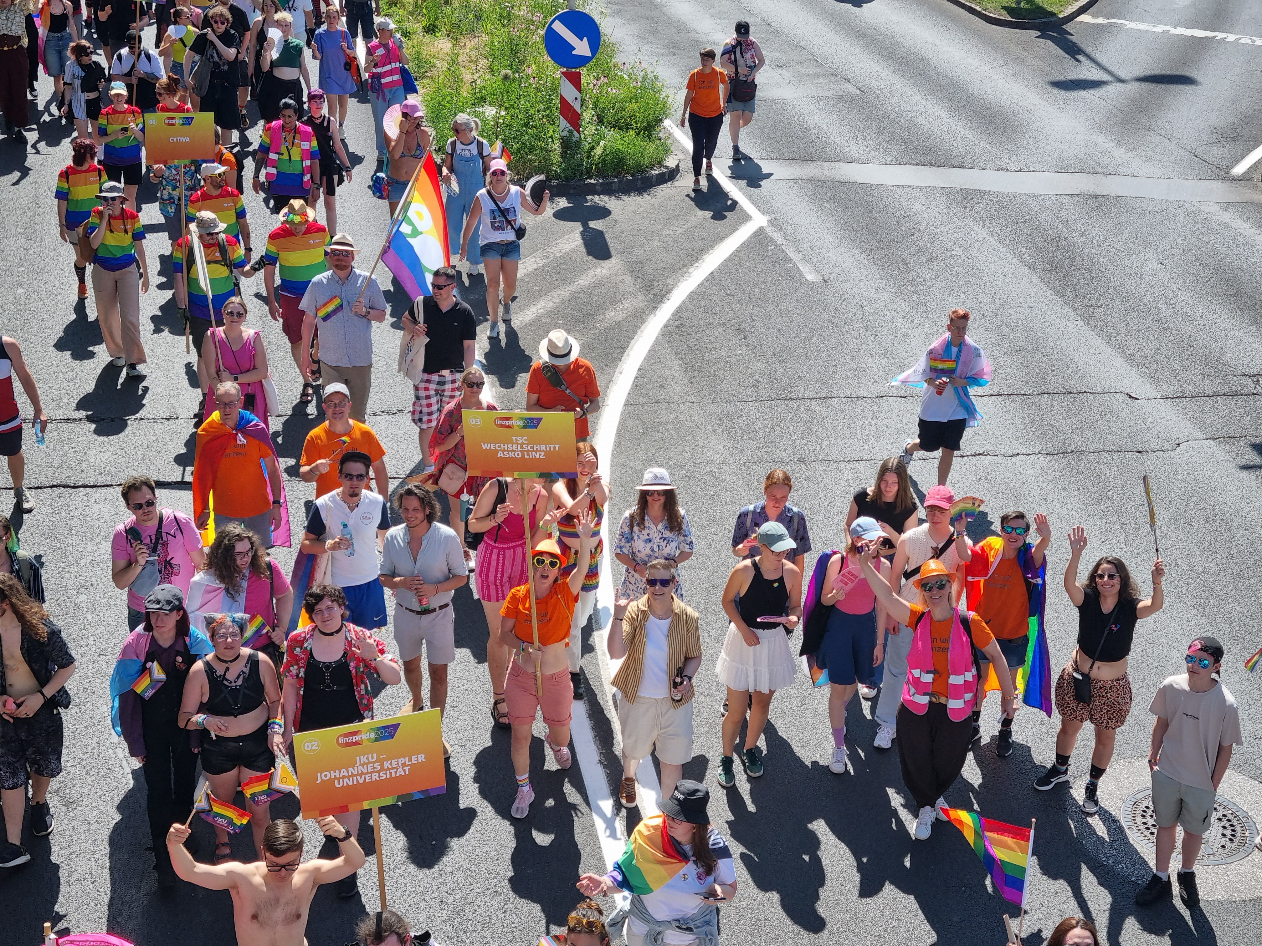 Gemeinsam stark – unser Einsatz bei der LinzPride 2025 🌈